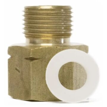 Verloopnippel W24,32 x 1/14”R (inw) - W21,8 x 1/14”R (uitw) l t.b.v. reduceerventiel 