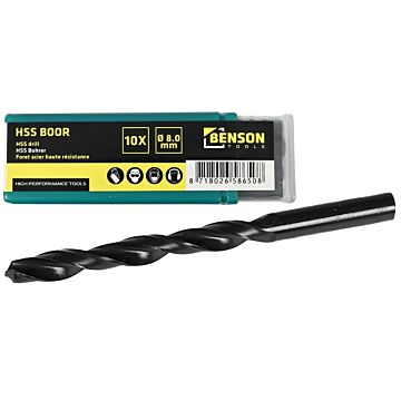Metaalboren set 8MM / 10 stuks