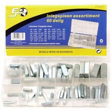 Inlegspieën assortiment 60 delig