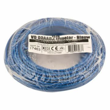 VD-Draad 2.5mm² 20 meter blauw