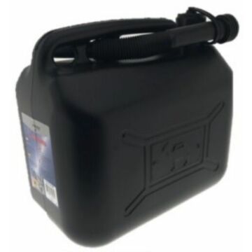 Jerrycan 10 liter kunststof zwart