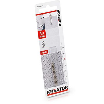 HSS metaalboren set 1.5MM / 3 stuks