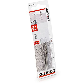 HSS metaalboren set 2.5 MM / 3 stuks
