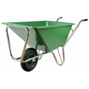 Mestkruiwagen XXL Poly 160Ltr 1 wiel (incl. montage)