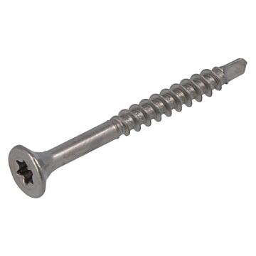 Proftec hardhoutschroef Topdrill RVS 4.5x45 (200)