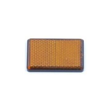 Reflector 62x45 oranje met plakstrip