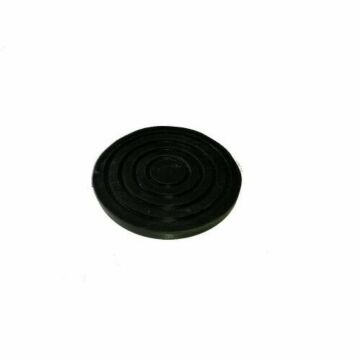Rubberpad / beschermrubber garagekrik rond 85mm