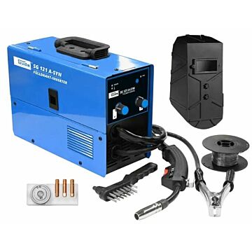 Gasgevuld lasapparaat Güde SG 121 A-Synergetisch + lasset