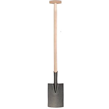 Spade / schep met essen steel 90cm