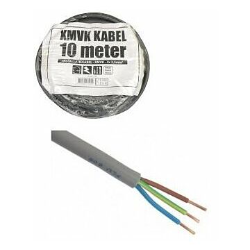 XMVK Stroomkabel rond 3x2.5mm² (10 meter)