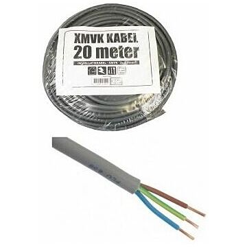XMVK Stroomkabel rond 3x2.5mm² (20 meter)