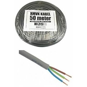 XMVK Stroomkabel rond 3x2.5mm² (50 meter)