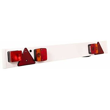 Verlichtingsbalk met mistlamp + 6 mtr kabel 7 polig