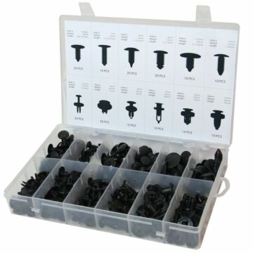 Bekleding clips assortiment 192 delig