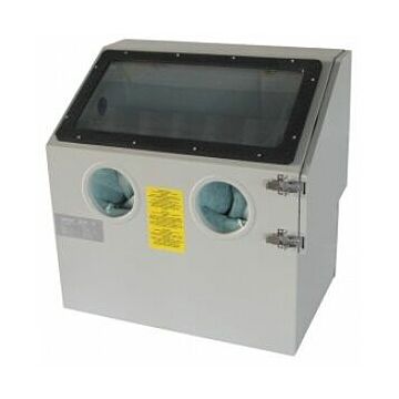 Zandstraalkast 110LTR met verlichting en acc.