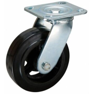 Zwenkwiel 200x50mm rubber 270KG