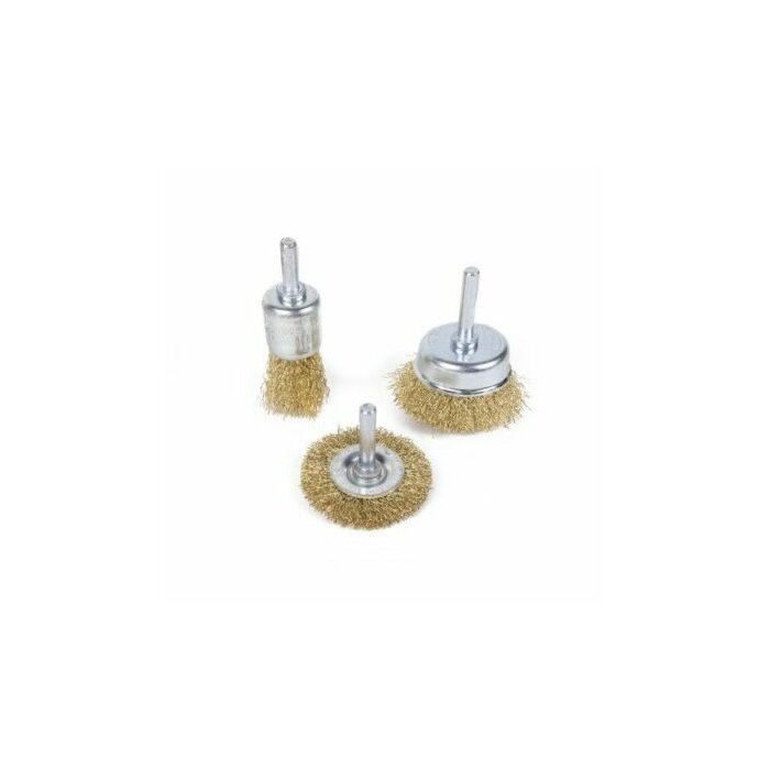Benson boormachine staalborstel set 3 delig