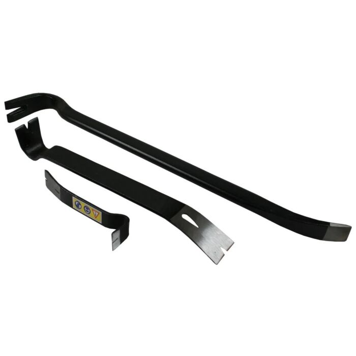 Koevoetset / breekijzers 3 delig