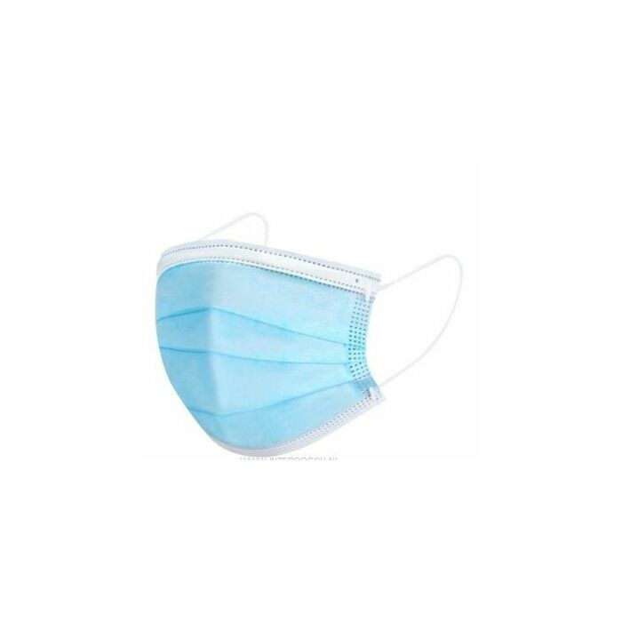 Wegwerp mondmaskers / mondkapjes 20 stuks BLAUW