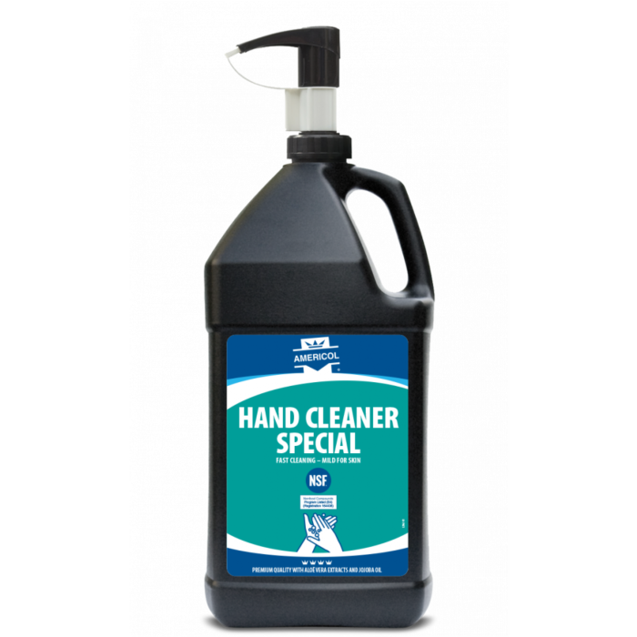 Handcleaner / garagezeep met korrel special 3,8ltr + pomp
