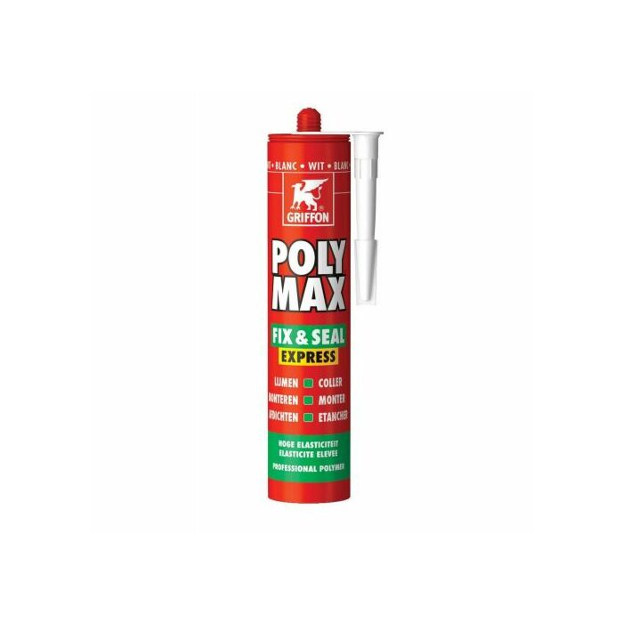 Montagekit Poly max fix & seal 425g wit