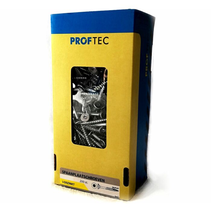 Proftec snelboorschroef / spaanplaatschroef 5.0x70 TX