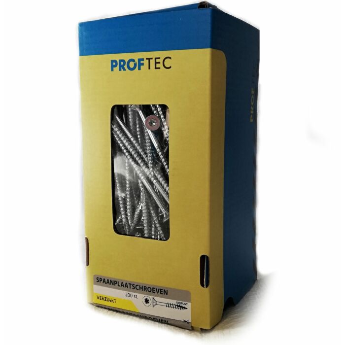 Proftec snelboorschroef / spaanplaatschroef 5.0x100 TX