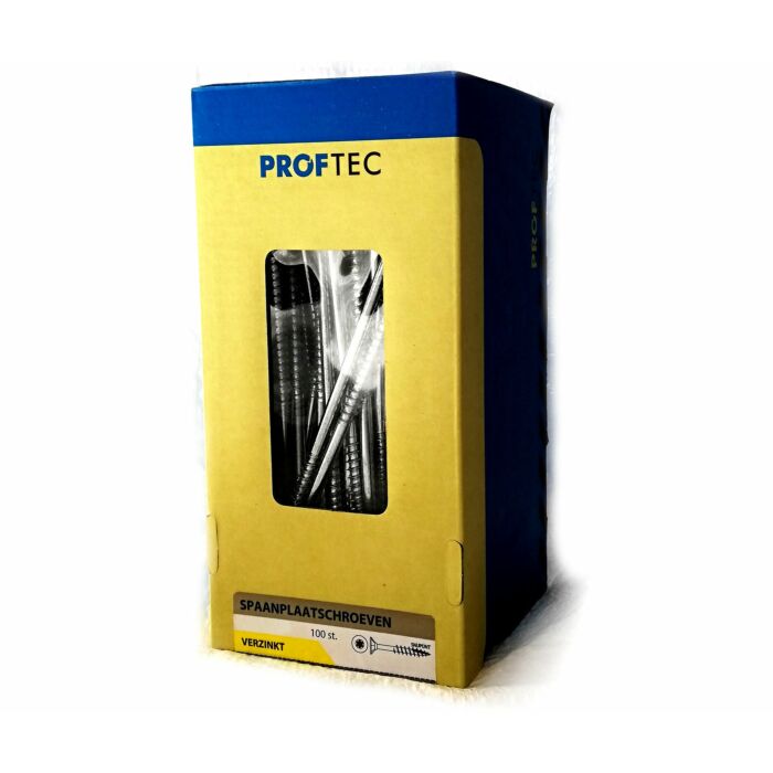 Proftec snelboorschroef / spaanplaatschroef 6.0x150 TX (100St)