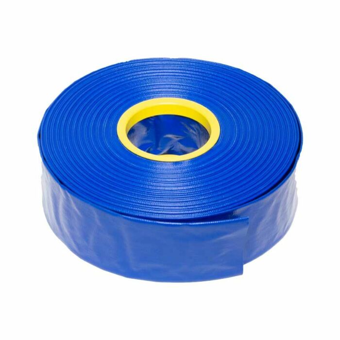 Waterslang plat oprolbaar 3" (76MM) Rol 50 meter