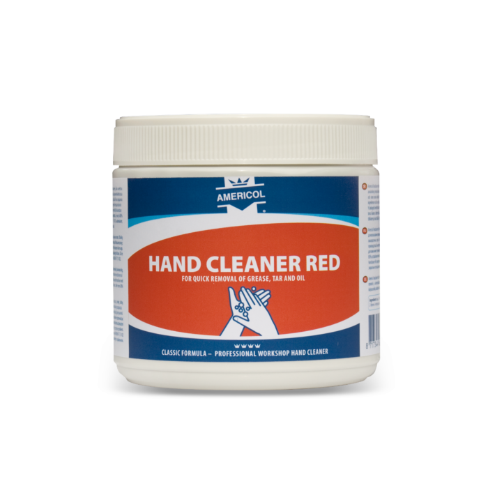Garagezeep rood + korrel Pot 600ML Prof.