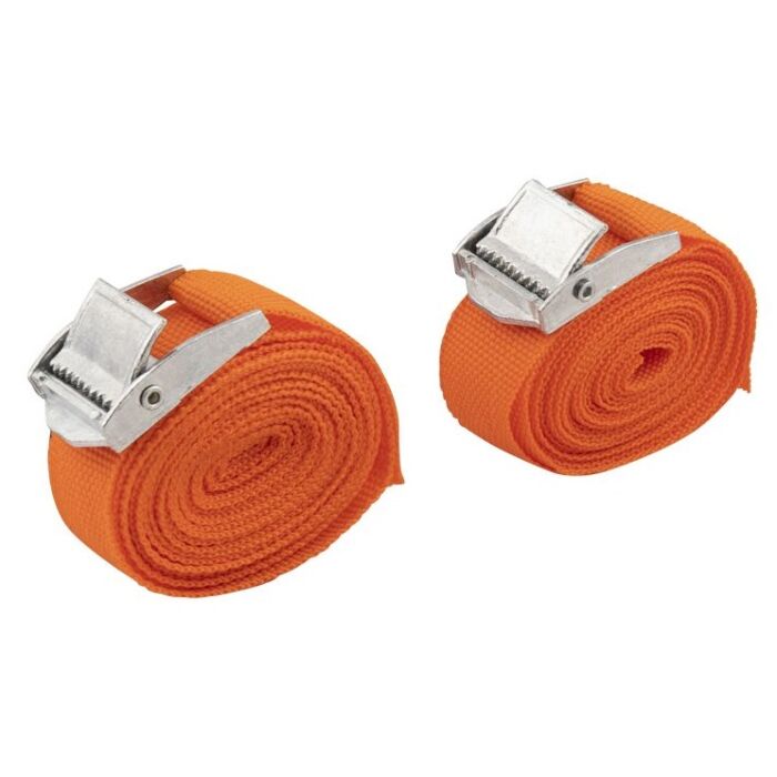 Spanband 2.5 meter oranje 2 delig