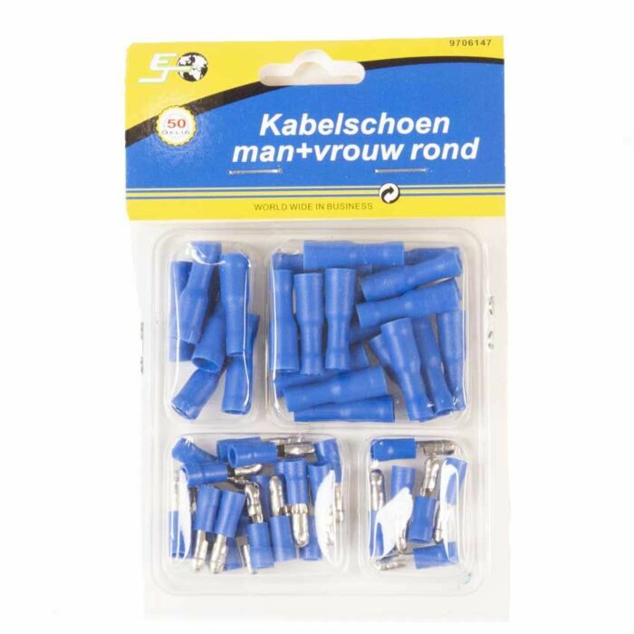 Kabelschoen 50dlg man / vrouw rond