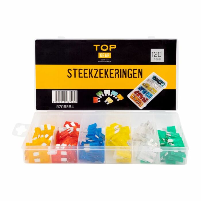 Assortiment steek zekeringen 120 DELIG