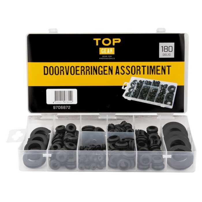 Assortiment doorvoerringen 180 delig