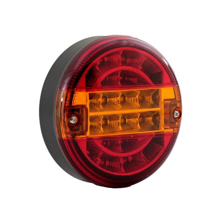 Achterlicht vrachtwagen 140mm 12-24V 14-leds