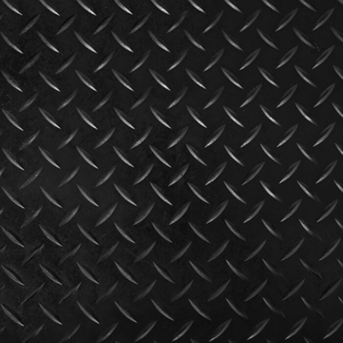 Treeplankrubber / Rubbermat Diamant profiel per meter