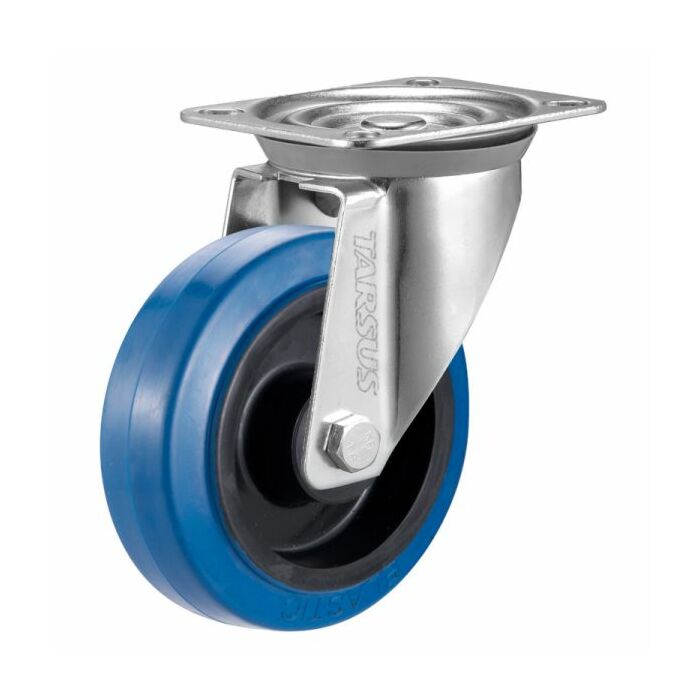 Zwenkwiel heavy 200mm blauw model