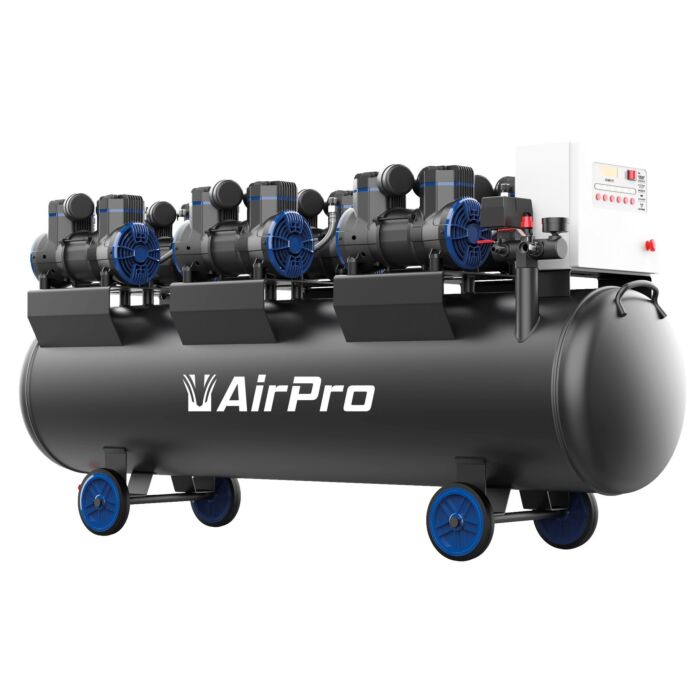 Compressor olievrij 6x2pk 280L tank 400V