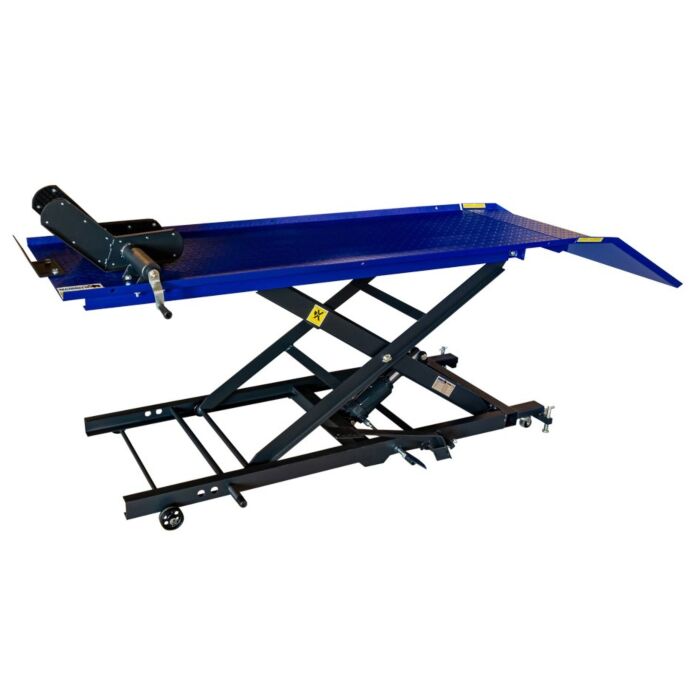 Motorlift / Motorbrug kruis 450kg hydraulisch met voetpomp