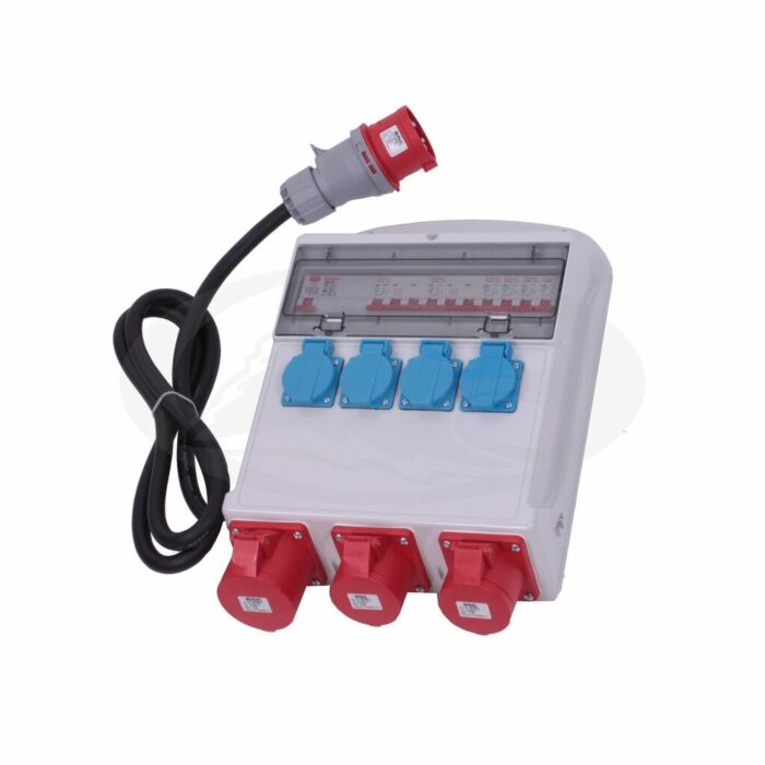 Verdeelkast / stroomverdeler / stoppenkast 32A 230V Fluxon