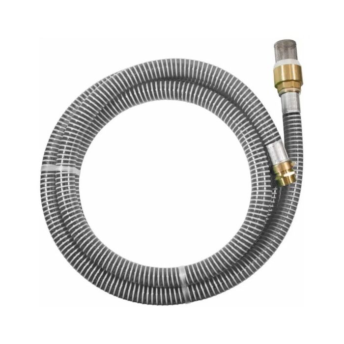 Zuigslang compleet 4 meter (met filter/zuigkorf)