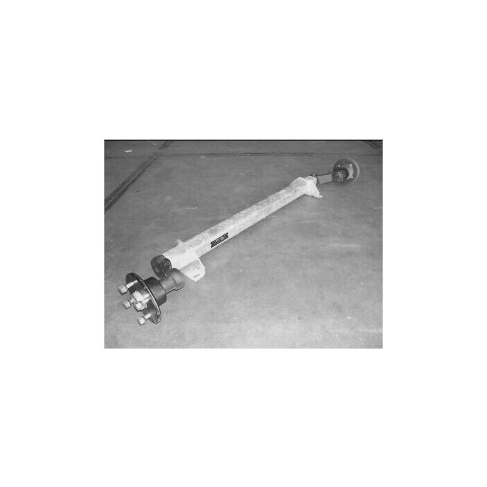 Torsie As, ongeremd, 500 kilo 4 gaats, 1000/1450 mm
