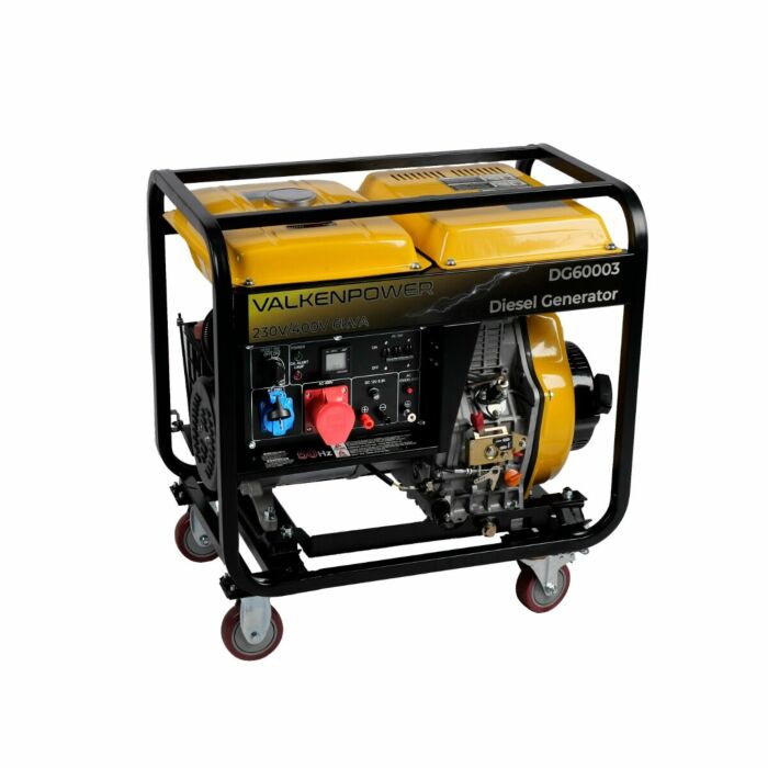 Diesel aggregaat / generator set open 230V/400V 6kW