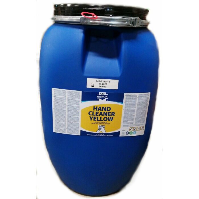 Garagezeep Americol geel met korrel Drum 60LTR Pro