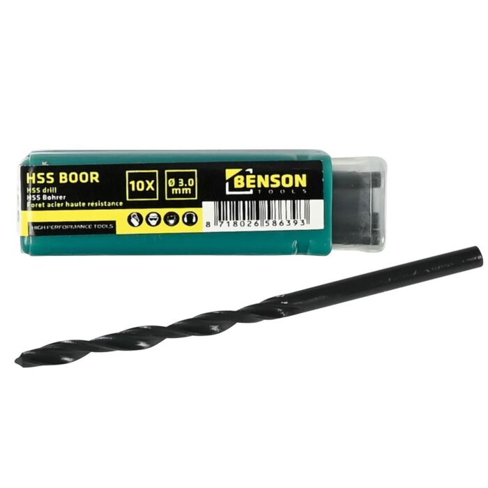 Metaalboren set 3MM / 10 stuks