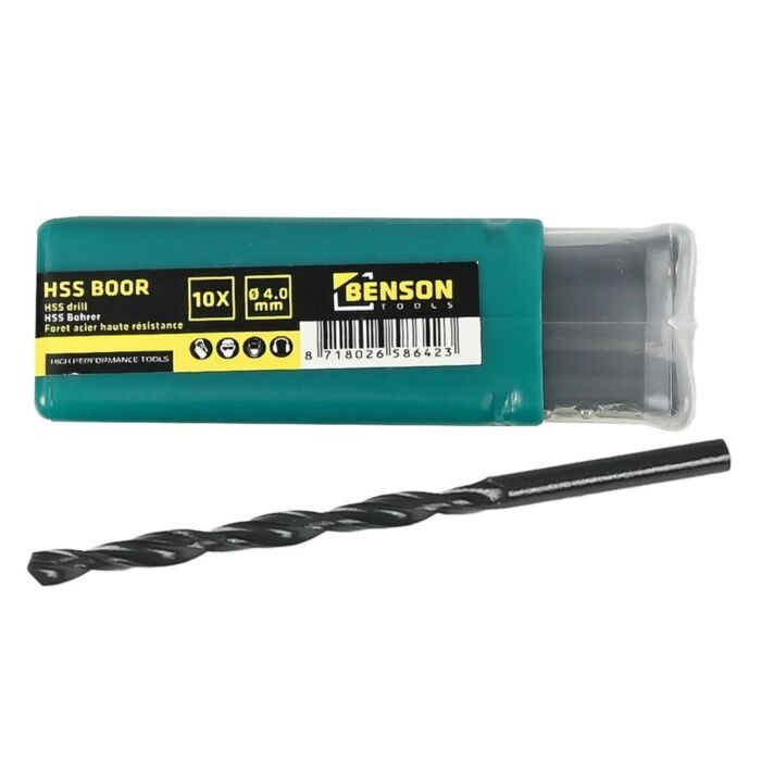 Metaalboren set 4MM / 10 stuks