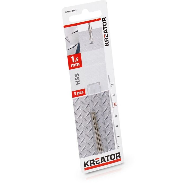 HSS metaalboren set 1.5MM / 3 stuks