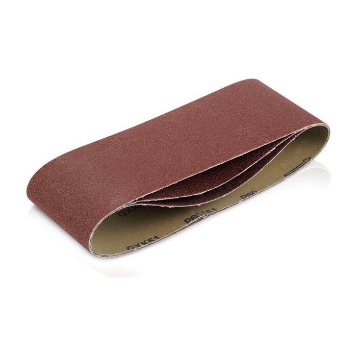 Schuurbandenset 3dlg K120 (t.b.v. werkbankslijpmachine GDS150K Güde)