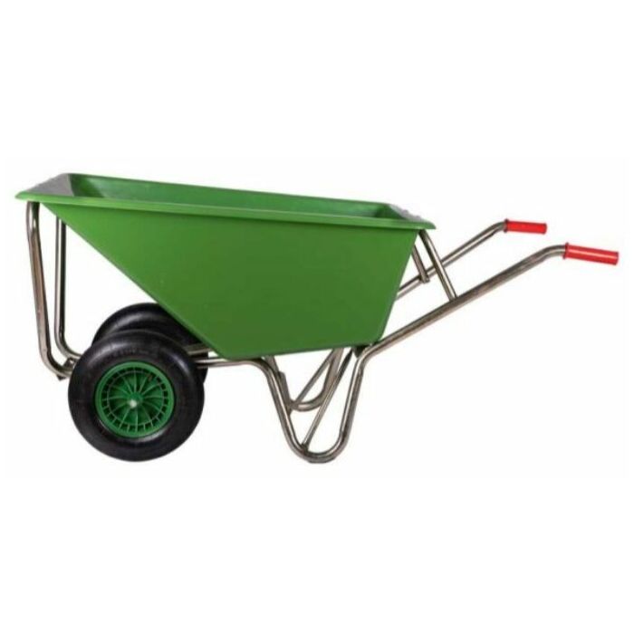Kruiwagen XXL Poly 160 liter met 2 wielen