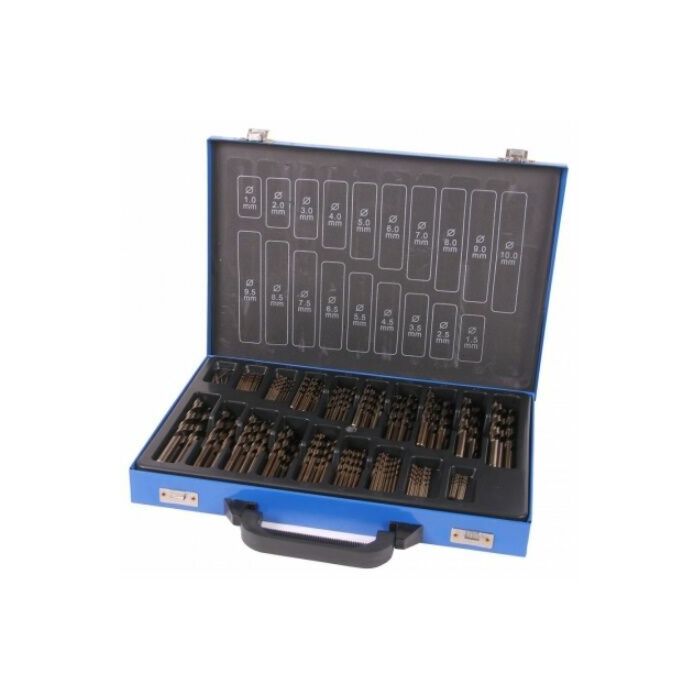 Metaalborenset HSS Kobalt split point 170 delig (RVS)